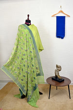 Light Green Banarasi Chiffon Dupatta