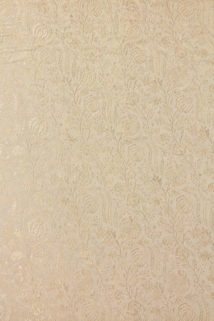 Premium Dyeable Moonga Silk Jacquard Fabric (Unstitched Than)
