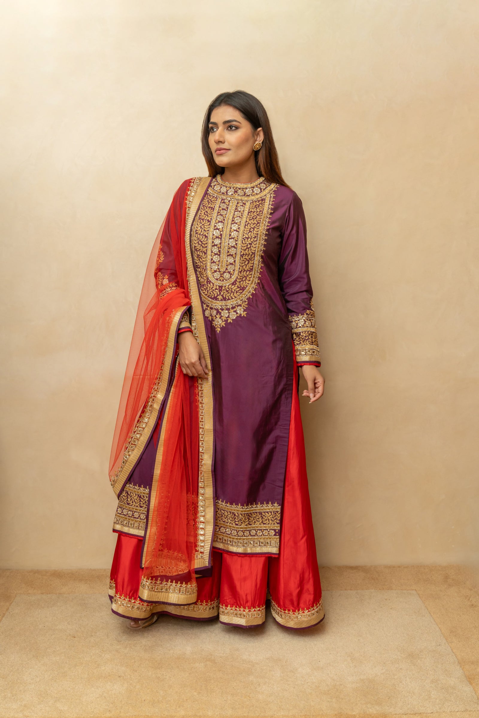 Rich Pakistani shararah suit