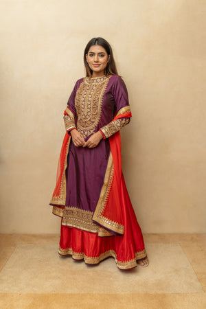 Rich Pakistani shararah suit