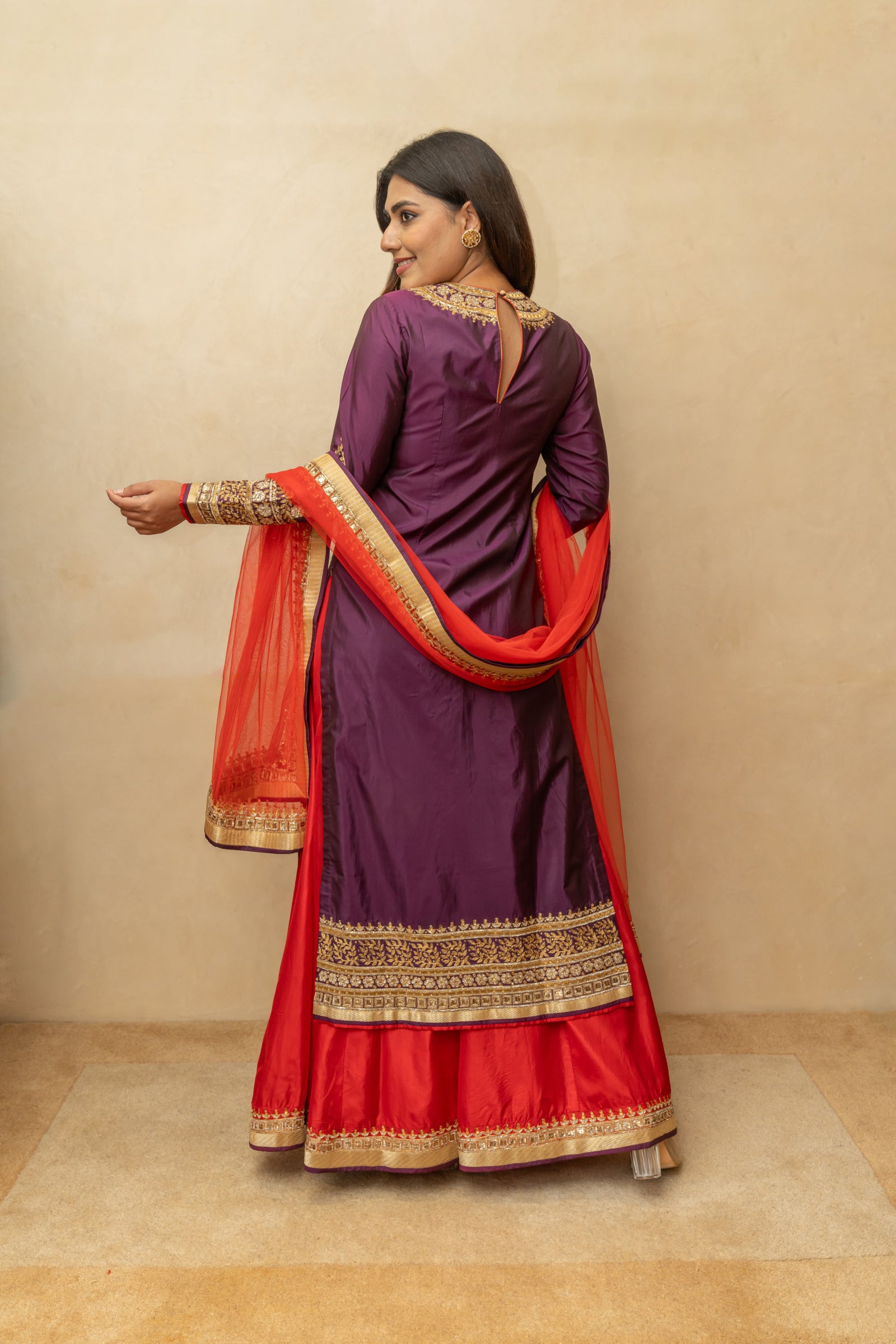 Rich Pakistani shararah suit