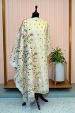 Off - White Organza Suit Set