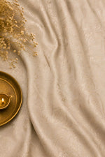 Premium Dyeable Moonga Silk Jacquard Fabric (Unstitched Than)