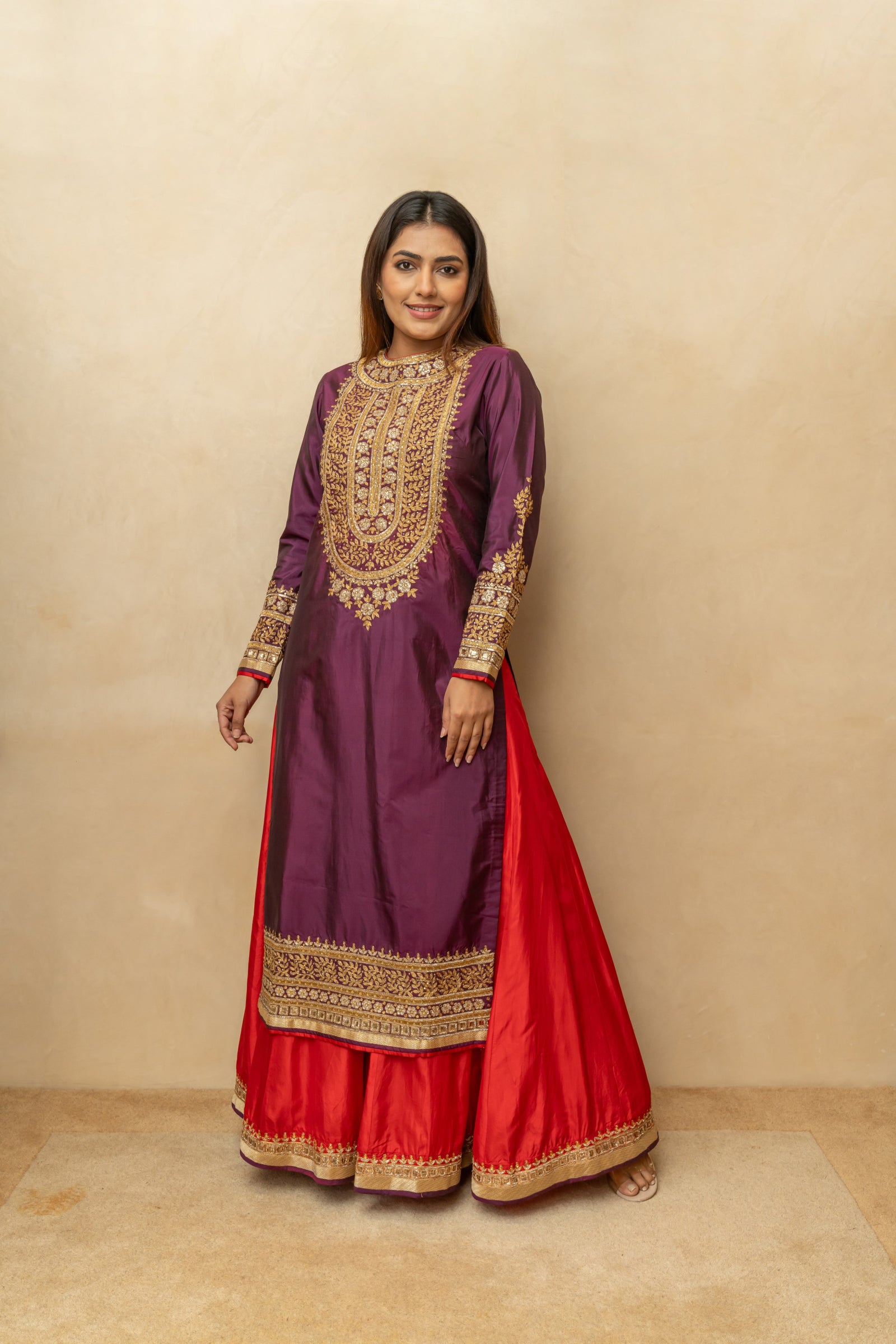 Rich Pakistani shararah suit
